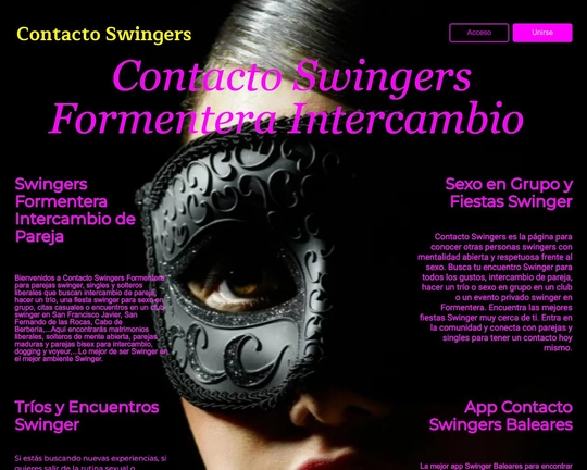 Contacto Swingers Formentera Intercambio de Pareja Logo