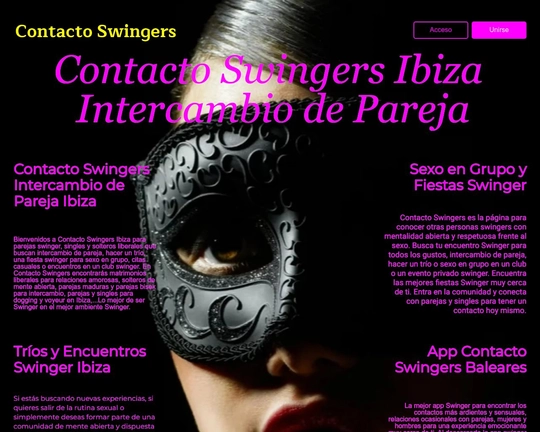 Contacto Swingers Ibiza Intercambio de Pareja Logo