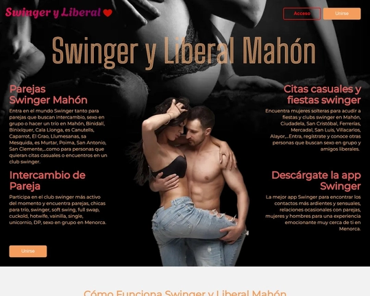 Swinger y Liberal Mahón Logo